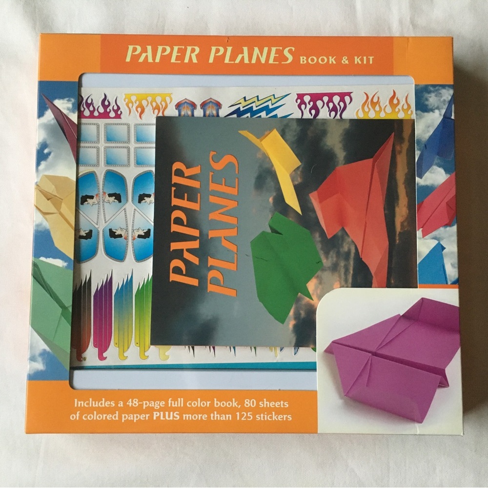 Paper Planes BOOK AND KIT 48 Page Paperback Paper To Make Airplanes New NIB